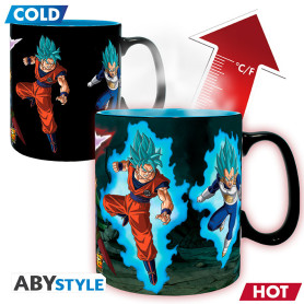 TAZA TERMICA SUPER SAIYANS BLUE DRAGON BALL