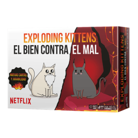 ASMODEE EXPLODING KITTENS EL BIEN CONTRA EL MAL