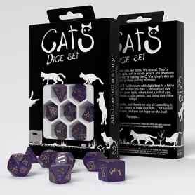 QW SET DADOS GATOS PURRITO