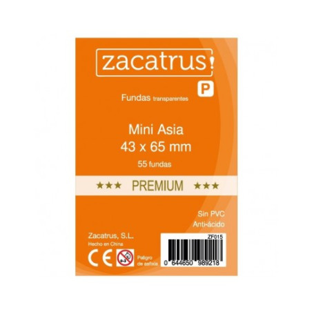ZACATRUS FUNDAS MINI ASIA PREMIUM 43 X 65