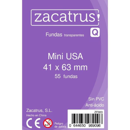 ZACATRUS FUNDAS MINI USA 41 X 63