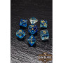 RAWBLADE SET DADOS MARBLE TRANSPARENT BLUE