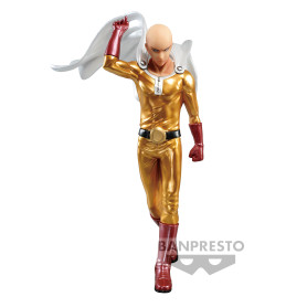 BANPRESTO FIGURA SAITAMA METALIC PREMIUM ONE PUNCH MAN