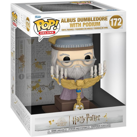 POP DELUXE ALBUS DUMBLEDORE WITH PODIUM 172 HARRY POTTER