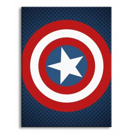 LIENZO ESCUDO CAPITAN AMERICA MARVEL