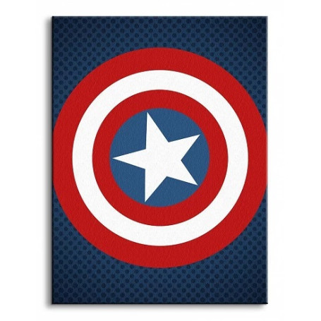 LIENZO ESCUDO CAPITAN AMERICA MARVEL