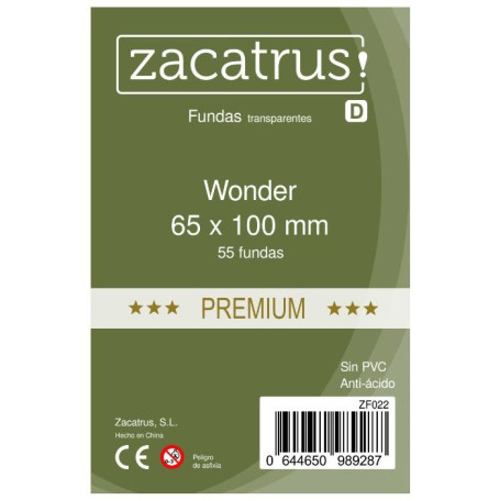 ZACATRUS FUNDAS WONDER PREMIUM 65 X 100