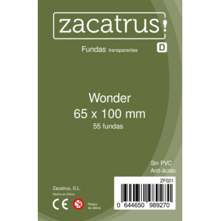 ZACATRUS FUNDAS WONDER 65 X 100