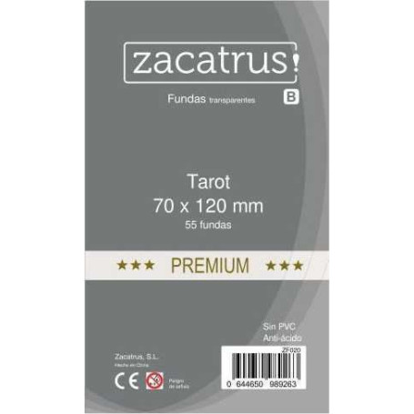 ZACATRUS FUNDAS TAROT PREMIUM 70 X 120