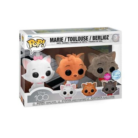 POP MARIE TOULOUSE BERLIOZ FLOCKED LOS ARISTOGATOS