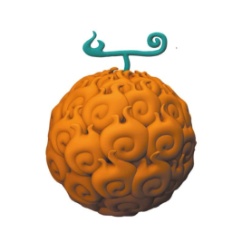 FIGURA HUCHA PLASTOY ONE PIECE FRUTA FLAME FLAME