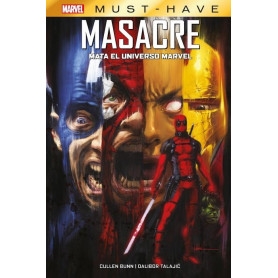 PANINI MASACRE MATA AL UNIVERSO MARVEL MUST HAVE