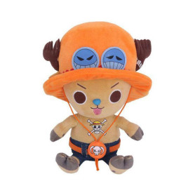 PELUCHE CHOPPER X ACE ONE PIECE