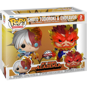 POP SHOTO TODOROKI Y ENDEAVOR MY HERO ACADEMIA