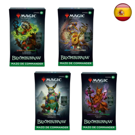 MTG MAZO COMMANDER BLOOMBURROW (ESPAÑOL)