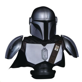 REPLICA BUSTO MANDO BESKAR ARMOR ED LIMITADA THE MANDALORIAN STAR WARS