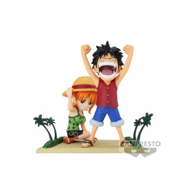 BANPRESTO FIGURA RORONOA LUFFY & NAMI COLLECTABLE LOG STORIES ONE PIECE