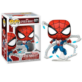 POP PETER PARKER ADVANCED SUIT 2.0 971 SPIDERMAN 2 MARVEL