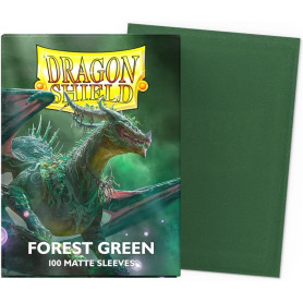 DRAGON SHIELD FUNDAS FOREST GREEN MATTE 100