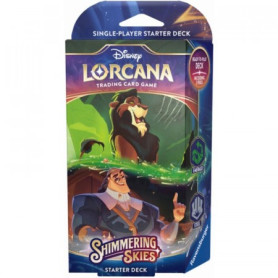 LORCANA TCG MAZO DE INICIO (ESMERALD & STEEL) (EN-5) SHIMMERING SKIES