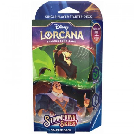 LORCANA TCG MAZO DE INICIO (ESMERALD & STEEL) (EN-5) SHIMMERING SKIES