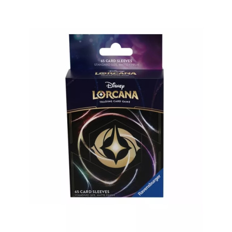 LORCANA TCG FUNDAS LOGO LORCANA MATTE 65 STANDARD