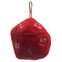 ULTRA PRO BOLSA PELUCHE PARA DADOS D20 ROJA