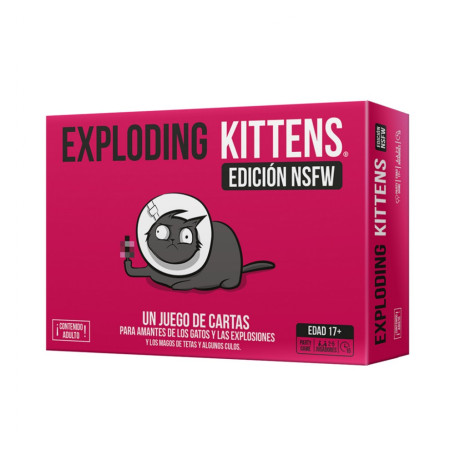 ASMODEE EXPLODING KITTENS EDICION NSFW +17
