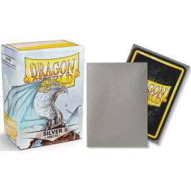 DRAGON SHIELD FUNDAS SILVER MATTE 100