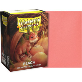 DRAGON SHIELD FUNDAS PEACH MATTE DUAL 100