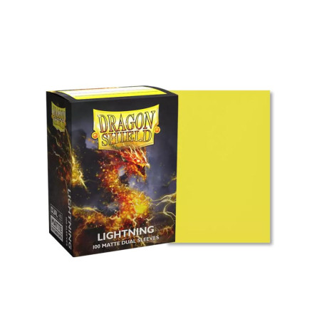 DRAGON SHIELD FUNDAS LIGHTNING MATTE DUAL 100