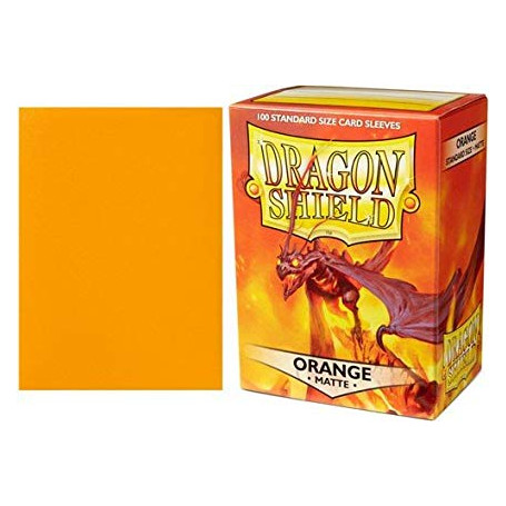 DRAGON SHIELD FUNDAS ORANGE MATTE 100