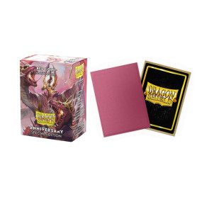 DRAGON SHIELD FUNDAS RED GOLD MATTE DUAL 100 ANNIVERSARY SPECIAL EDITION