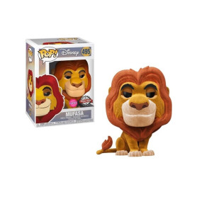 POP MUFASA FLOCKED 495 EL REY LEON DISNEY