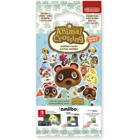 SOBRE ANIMAL CROSSING SERIE 5 AMIIBO CARDS NINTENDO
