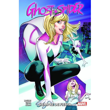PANINI SPIDERGWEN GHOST SPIDER 4 SIEMPRE DE FIESTA