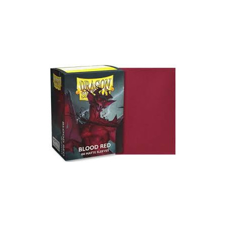 DRAGON SHIELD FUNDAS BLOOD RED MATTE 100