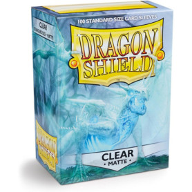 DRAGON SHIELD FUNDAS CLEAR MATTE 100