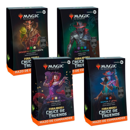 MTG MAZO COMMANDER FORAJIDOS DE CRUCE DE TRUENOS