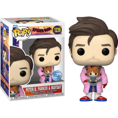 POP PETER B PARKER & MAYDAY 1239 SPIDERVERSE MARVEL