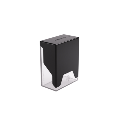 GAMEGENIC DECK BOX BASTION 50+ BLACK CLEAR