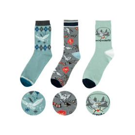 SET 3 CALCETINES HEDWIG HARRY POTTER