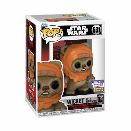 POP WICKET WITH SLINGSHOT 631 SUMMER CONVENTION 2023 STAR WARS