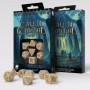 QW SET DADOS LA LLAMADA DE CTHULHU BEIGE
