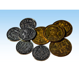 SET MONEDAS ESTILO VICTORIANO